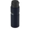 Thermos Stainless King Vacuum Insulated Stainless Steel Drink Bottle, 24oz, Matte Midnight Blue