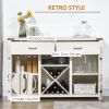 Kitchen Coffee Bar Cabinet White