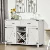 Kitchen Coffee Bar Cabinet White