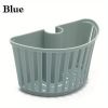 1PC Sink Plastic Hanging Basket; Faucet Rack Drainer Sponge Storage Rack Spout Holder Kitchen Bathroom Rack; 2.75*4.92in